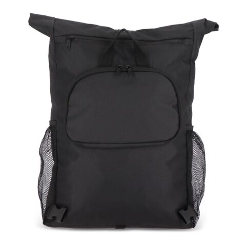 R-PET 600D Rolltop Fahrrad-Rucksack 20L Negro | sin montaje de publicidad | no disponible | no disponible