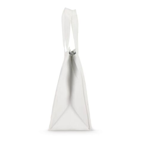 R-PET Bolsa nevera no tejida 23x 15 x 27,5 cm 75 g/m². Blanco