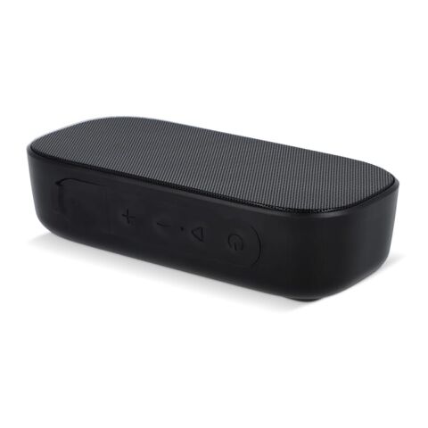Altavoz Bluetooth resistente al agua Tone, tamaño mediano, 5 W, R-ABS Negro | Tampografía 1 color | lado derecho | 20 mm x 30 mm
