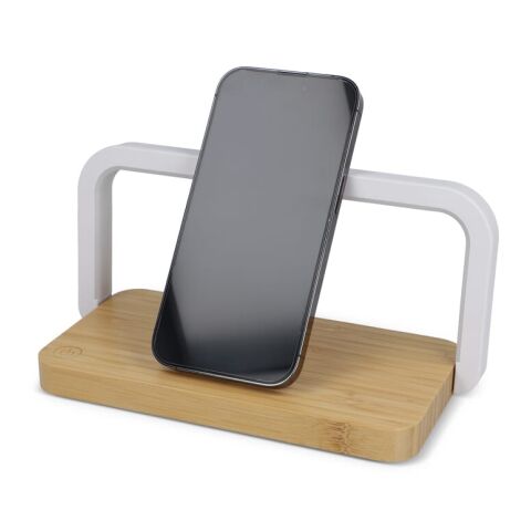 Cargador inalámbrico de 15 W con lámpara LED regulable Natural | sin montaje de publicidad | no disponible | no disponible