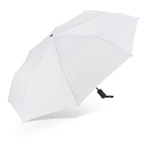 Daintree 190T Pongee 21.5" Paraguas cortaviento plegable Apertura automática Blanco | sin montaje de publicidad | no disponible | no disponible