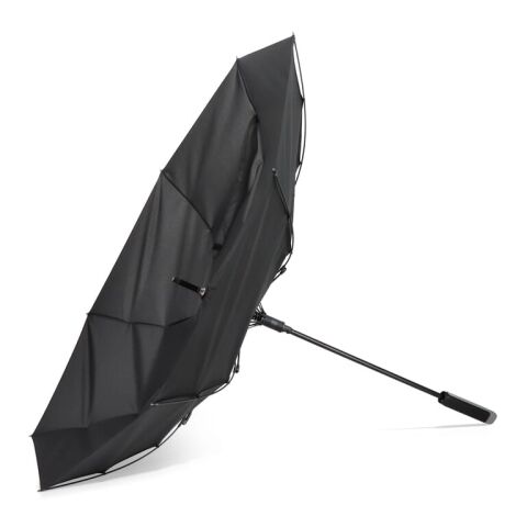 Emerantia 190T Pongee 23" Stick umbrella Auto open Negro | sin montaje de publicidad | no disponible | no disponible