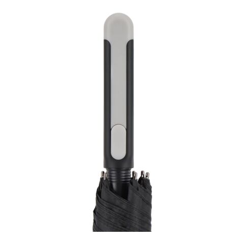 Emerantia 190T Pongee 23" Stick umbrella Auto open Negro | sin montaje de publicidad | no disponible | no disponible