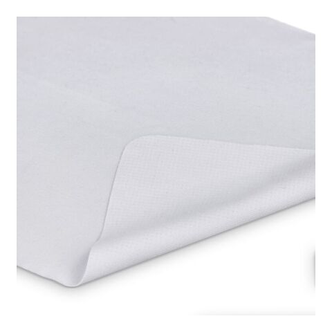 Alfombrilla de microfibra con silicona, 18 × 22 cm, para sublimación. Blanco
