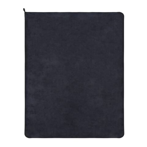 Manta de vellón de coral adherido 120 x 150 cm (500 g/m²) sublimación Negro