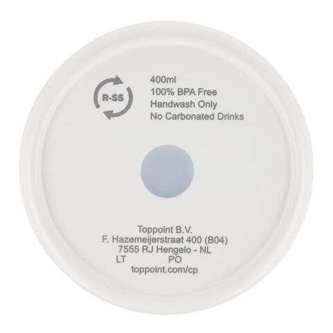 360 Shine termo para café para llevar 400 ml Blanco | sin montaje de publicidad