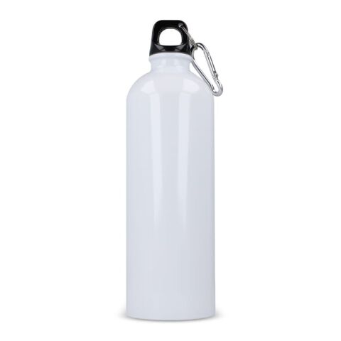 Botella de pared simple R-SS con mosquetón 750ml Blanco