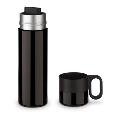 Termo Flow con asa 500ml Negro | sin montaje de publicidad | no disponible | no disponible | no disponible