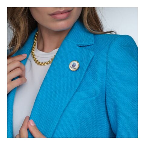 Pin de metal Ø20mm Oro | sin montaje de publicidad | no disponible | no disponible | no disponible