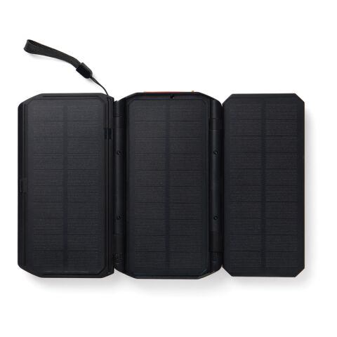 Powerbank solar 10.000 mAh Nordic Drift Titan con 3 paneles negro | sin montaje de publicidad | no disponible | no disponible