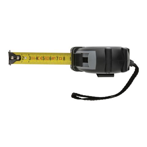 Flexómetro RCS de plástico reciclado Grip 5M/19mm gris-negro | sin montaje de publicidad | no disponible | no disponible