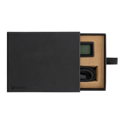 Medidor láser de 30 metros de aluminio reciclado Gear X RCS negro | sin montaje de publicidad | no disponible | no disponible