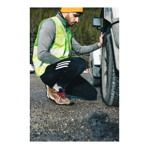 Chaleco de seguridad de PET reciclado GRS amarillo | sin montaje de publicidad | no disponible | no disponible