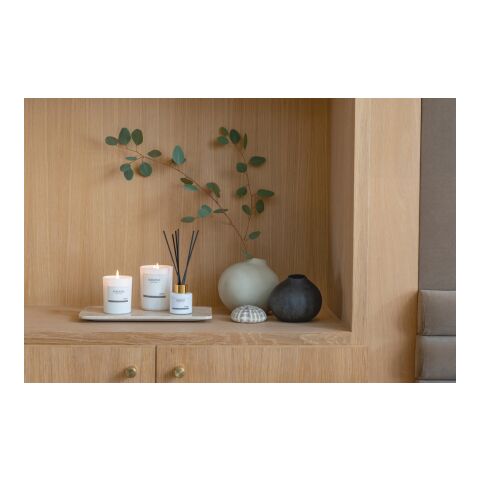 Vela Ukiyo perfumada pequeña en vaso blanco | sin montaje de publicidad | no disponible | no disponible