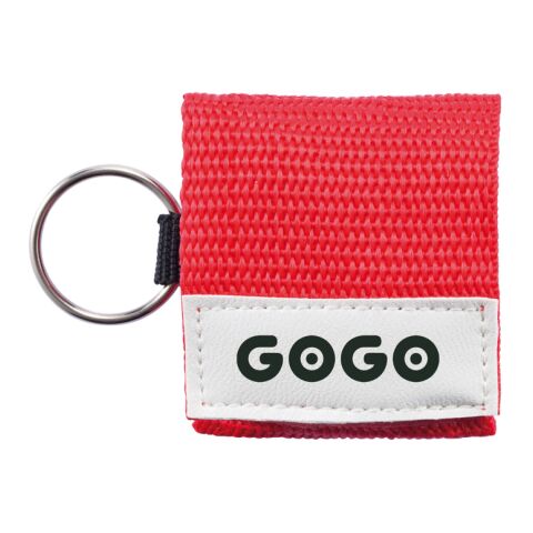 Llavero máscara CPR rojo | sin montaje de publicidad | no disponible | no disponible