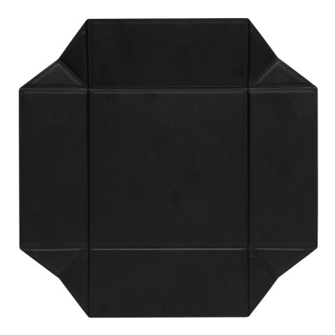 Caja magnética plegable PU reciclado Swiss Peak negro | sin montaje de publicidad | no disponible | no disponible