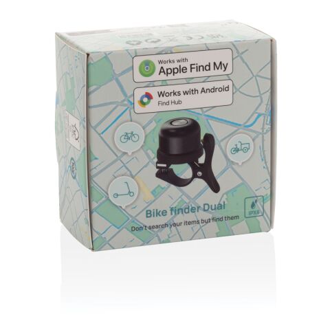 Timbre localizador Dual RCS para bicicleta negro | sin montaje de publicidad | no disponible | no disponible