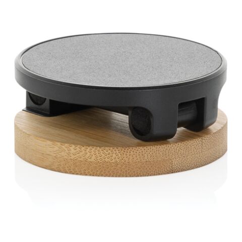 Soporte teléfono plástico reciclado y bambú Magmount RCS negro-marron | sin montaje de publicidad | no disponible | no disponible