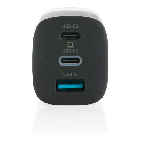 Cargador de pared USB de 3 puertos Philips de 65 W ultra ráp negro | sin montaje de publicidad | no disponible | no disponible