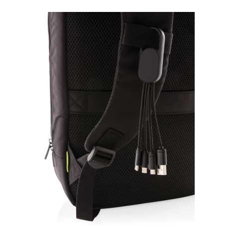 Cable 4 en 1 con clip negro | sin montaje de publicidad | no disponible | no disponible