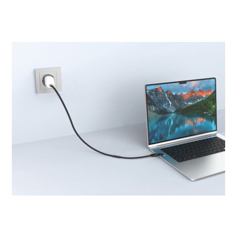 Cable de carga rápida 2 en 1 Arc RCS de 60W y 120 cm negro