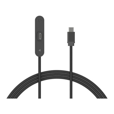 Cable Aluvia RCS 65W PD con soporte ajustable para teléfono negro | sin montaje de publicidad | no disponible | no disponible