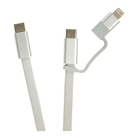 Cable magnético Arc 60W ultrafino 2 en 1 reciclado RCS gris | sin montaje de publicidad | no disponible | no disponible