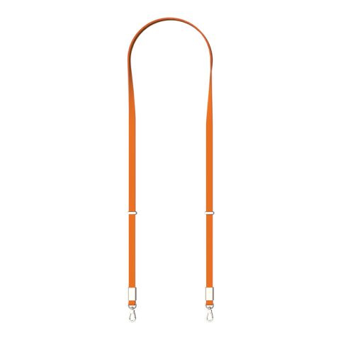 Cordón bandolera de PET reciclado Nivo RCS naranja | sin montaje de publicidad | no disponible | no disponible