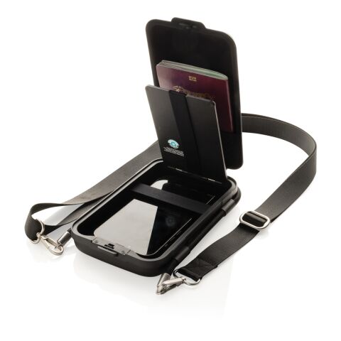 Estuche rígido de viaje Swiss Peak OSLO RCS para móvil negro