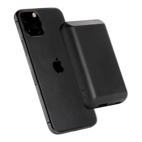 Powerbank inalámbrico 5W magnético de 5.000 mAh negro | sin montaje de publicidad | no disponible | no disponible
