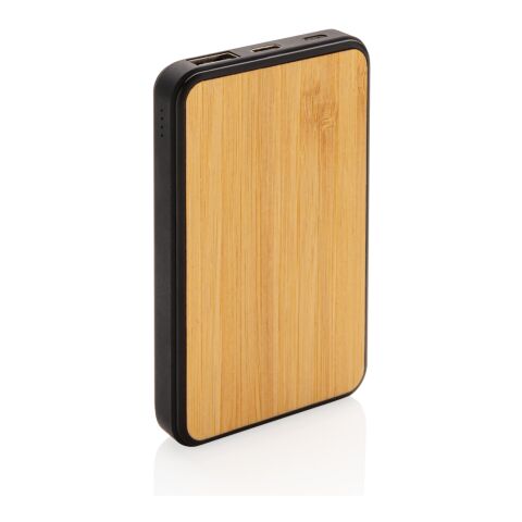 Powerbank de 5.000 mAh de plástico reciclado FSC® y RCS marron | sin montaje de publicidad | no disponible | no disponible