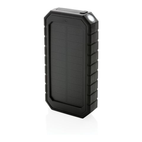 Cargador solar RCS plástico reciclado 10.000 mAh 10W negro | sin montaje de publicidad | no disponible | no disponible