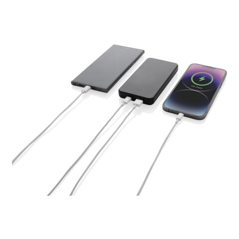 Powerbank Boostcore RCS plástico reciclado 10.000 mAh USBC negro | sin montaje de publicidad | no disponible | no disponible