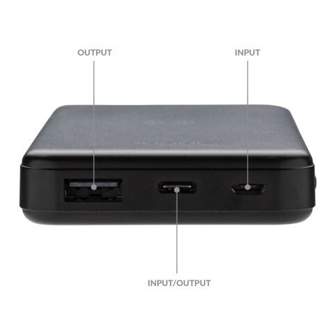 Batería inalámbrica 5W plástico RCS reciclado 5.000 mAh negro | sin montaje de publicidad | no disponible | no disponible