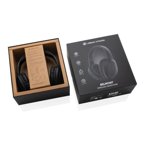 Auriculares Belmont inalámbricos Urban Vitamin negro | sin montaje de publicidad | no disponible | no disponible