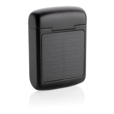 Auriculares solares de plástico reciclado RCS Skywave negro | sin montaje de publicidad | no disponible | no disponible