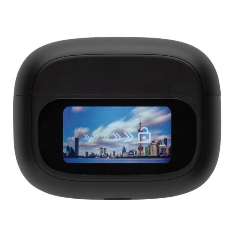 Auriculares Airtune de plástico reciclado RCS negro | sin montaje de publicidad | no disponible | no disponible