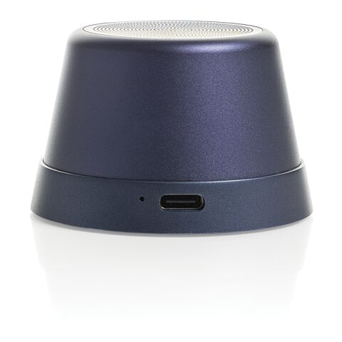 Altavoz magnético 5W de aluminio reciclado Nivio RCS azul | sin montaje de publicidad | no disponible | no disponible