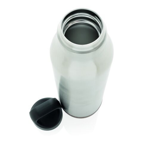 Botella al vacío de corcho antigoteo plata | sin montaje de publicidad | no disponible | no disponible | no disponible