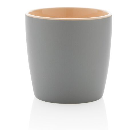 Taza de cerámica con interior de color marron-gris | sin montaje de publicidad | no disponible | no disponible
