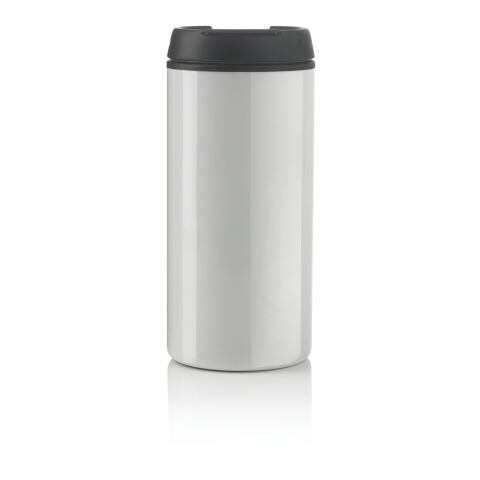 Taza Metro RCS de acero inoxidable reciclado blanco | sin montaje de publicidad | no disponible | no disponible