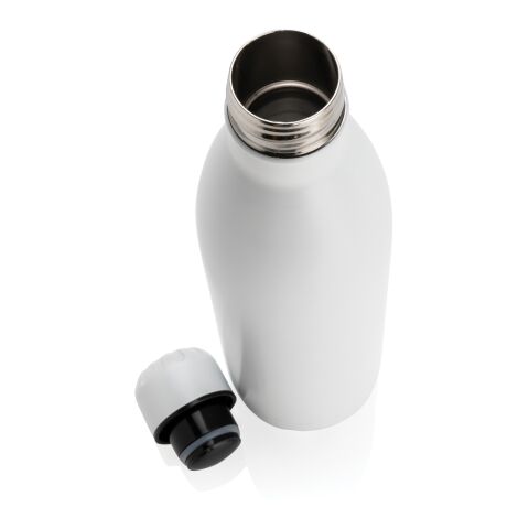 Botella de acero inoxidable al vacío 750ml blanco | sin montaje de publicidad | no disponible | no disponible