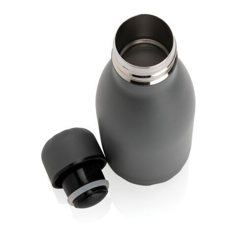 Botella de acero inoxidable al vacío 260ml gris | sin montaje de publicidad | no disponible | no disponible