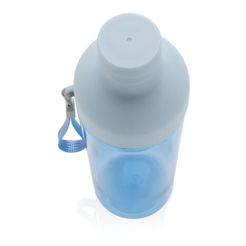 Botella de agua antigoteo PET reciclado Impact RCS 600 ml azul | sin montaje de publicidad | no disponible | no disponible