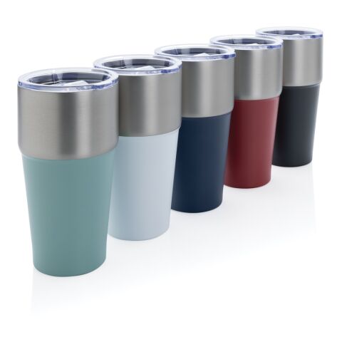 Vaso Fluid acero reciclado certificado RCS 500 ml azul marino | sin montaje de publicidad | no disponible | no disponible