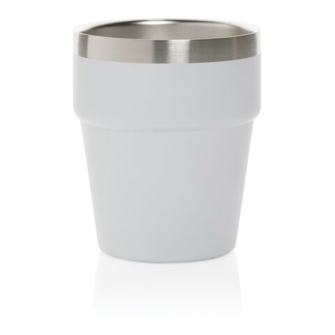 Taza de café Clark RCS doble pared 300 ml blanco | sin montaje de publicidad | no disponible | no disponible
