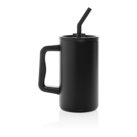 Taza Cube de acero reciclado RCS de 800ml. negro | sin montaje de publicidad | no disponible | no disponible