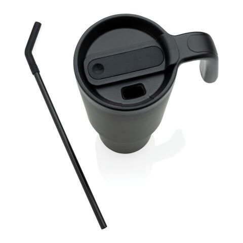 Vaso de acero reciclado certificado Graphic 360 RCS 900ml negro | sin montaje de publicidad | no disponible | no disponible