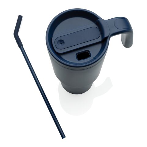 Vaso de acero reciclado certificado Graphic 360 RCS 900ml azul marino | sin montaje de publicidad | no disponible | no disponible