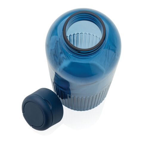 Botella de agua antigoteo Ripple RCS RPET con asa 75 ml azul | sin montaje de publicidad | no disponible | no disponible